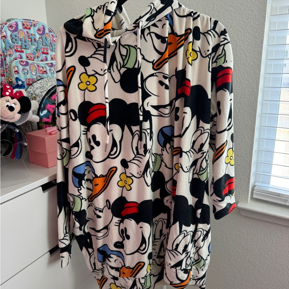 disney 100 light fleece hoodie